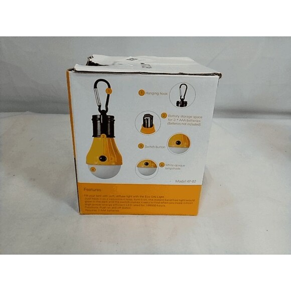 Tent Lamp Portable LED Light Emergency Light for Camping Hiking Fishing, 4 Pack - Picture 7 of 12